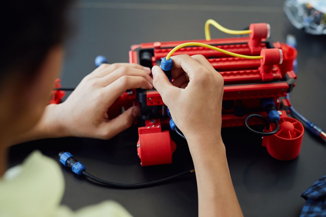 A Person doing his Project Robotic · Free Stock Photo