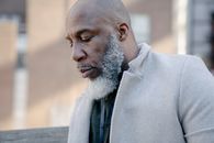 Bearded Man Looking Down