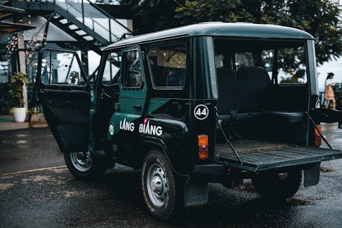 Off-road Car Parked in a City 