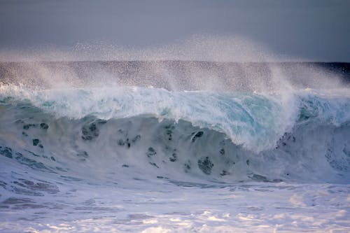 Foto d'estoc gratuïta de aigua, Escuma de mar, estiu