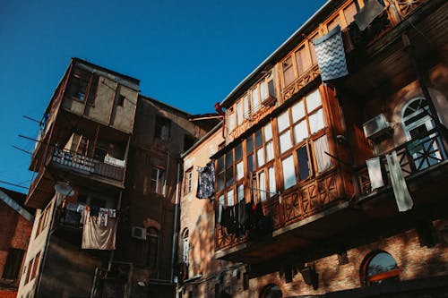 Facade of an Old Town House 