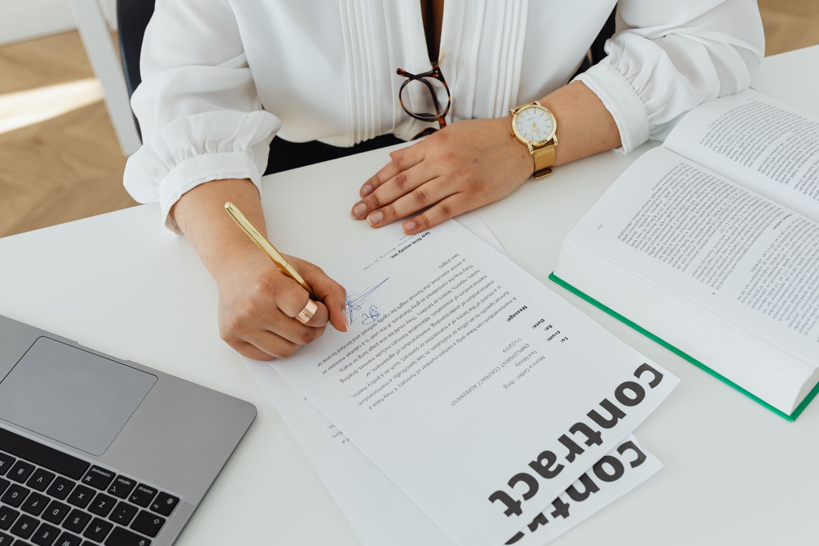 Business contract and trademark due diligence