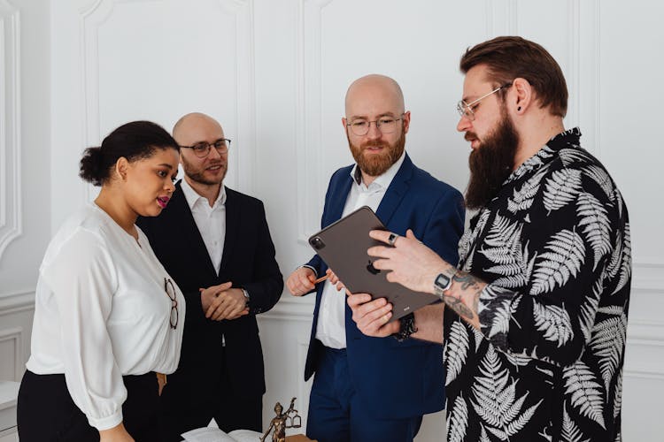 Office Team Having A Meeting