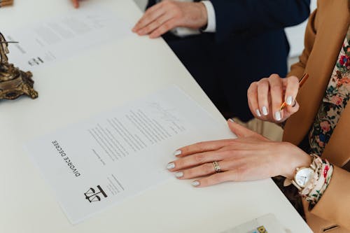 A Person Holding a Document