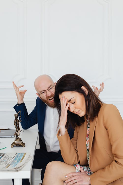 Free A Couple Facing Marital Problems Stock Photo