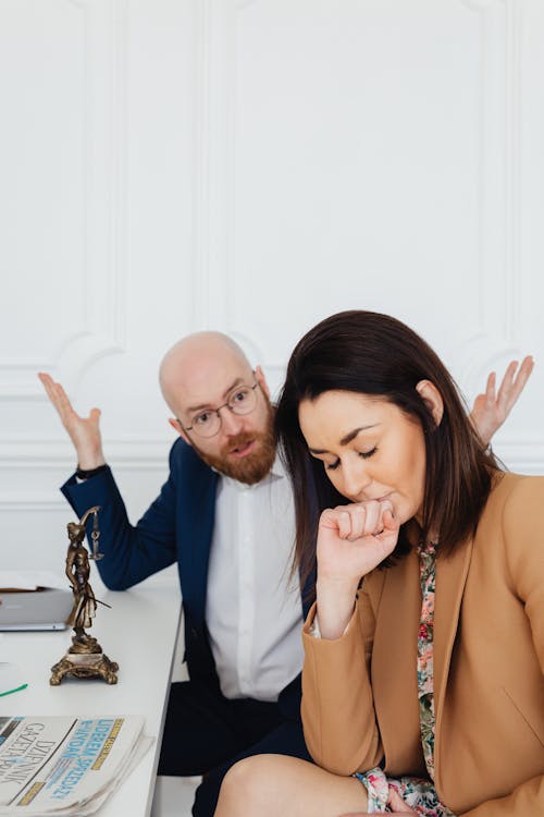 Free A Couple having an Argument Stock Photo
