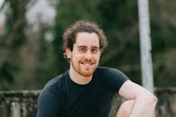 A Man in Black Crew Neck T-shirt