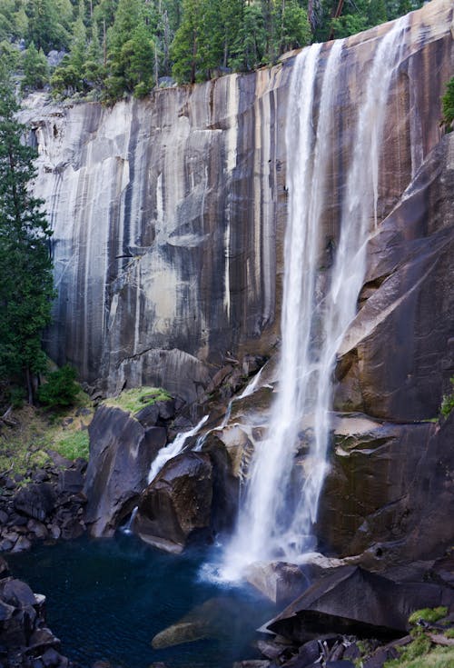 Scenic View of a Waterfall