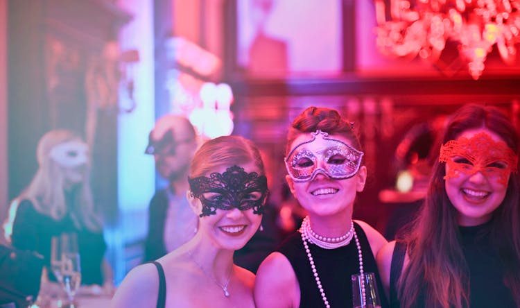 Photo Of Women Wearing Eye Mask