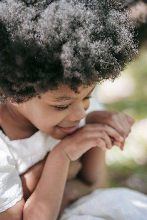 Close-up of a Young Girl