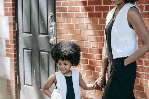 Gratis lagerfoto af afro hår, barn, datter