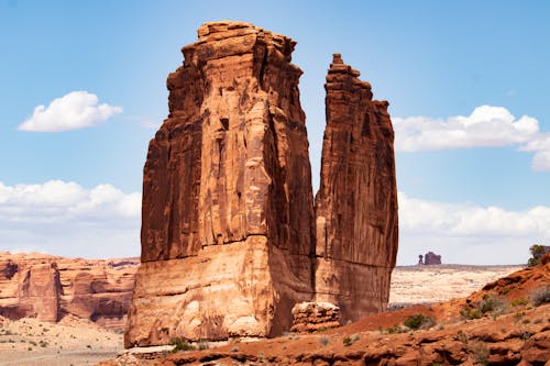 Gratis Immagine gratuita di cielo azzurro, deserto, formazione rocciosa naturale Foto a disposizione