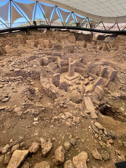 Free Explore the ancient stone circles of Gobekli Tepe, rich in history and mystery. Stock Photo