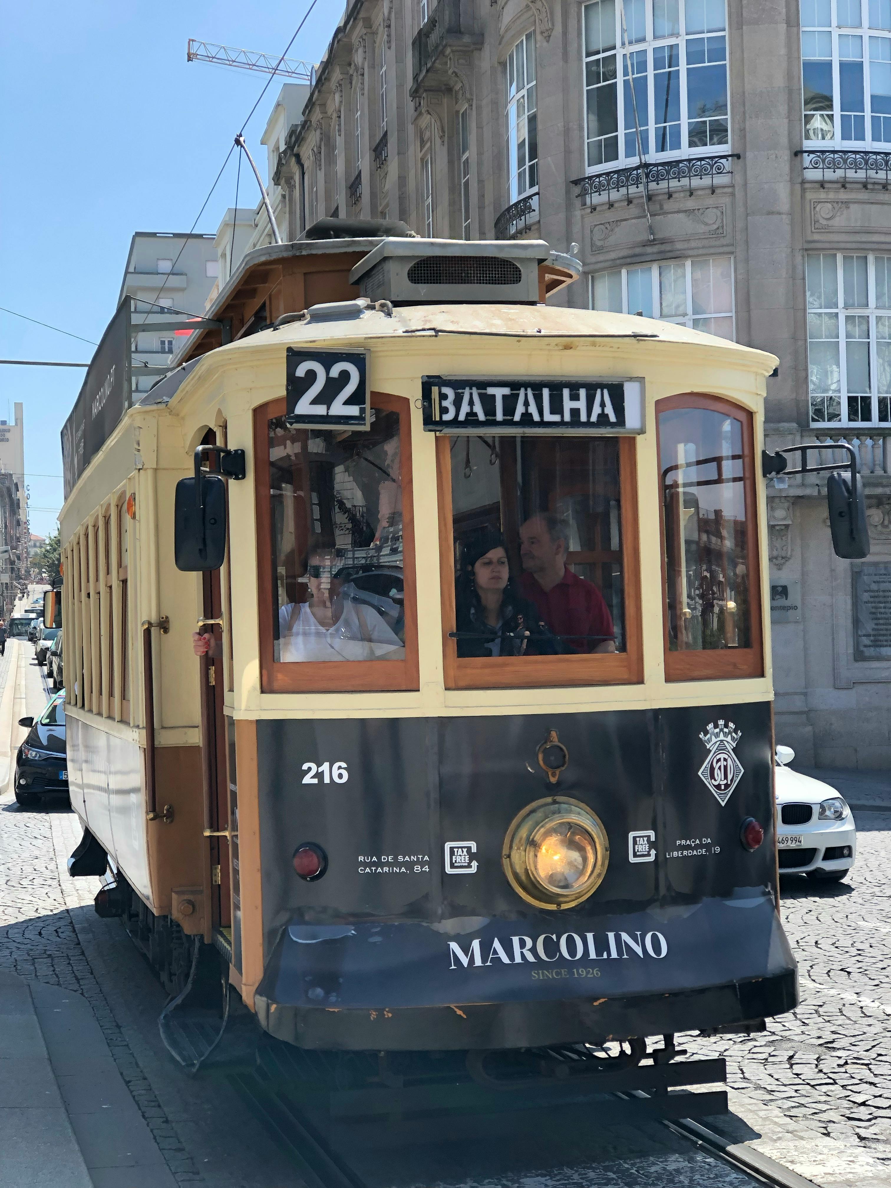 Cable Car on a City Street · Free Stock Photo