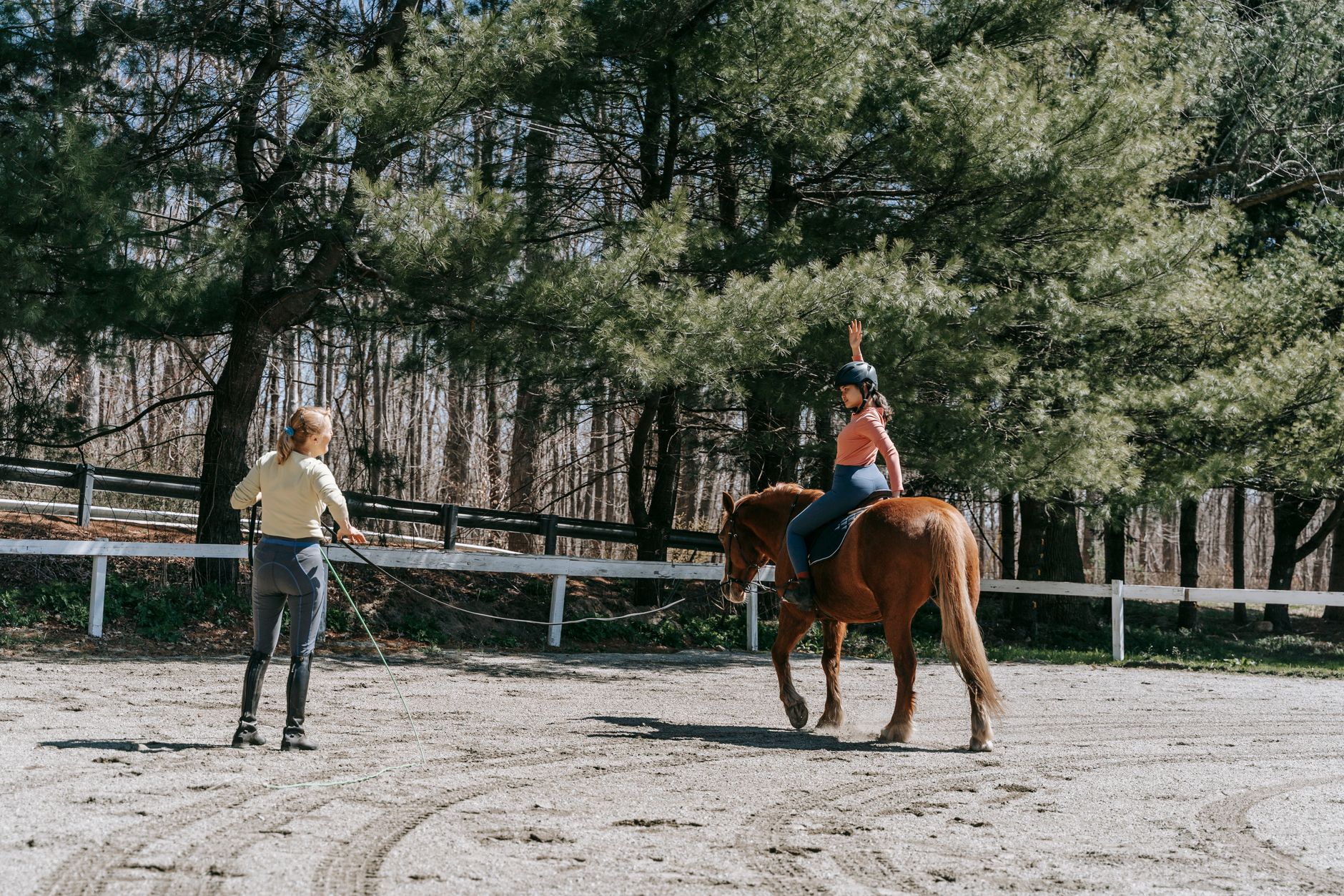 Balade à cheval au centre équestre