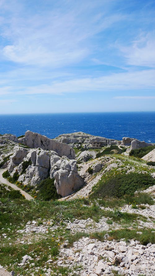 Бесплатное стоковое фото с геологическое образование, горизонт, море