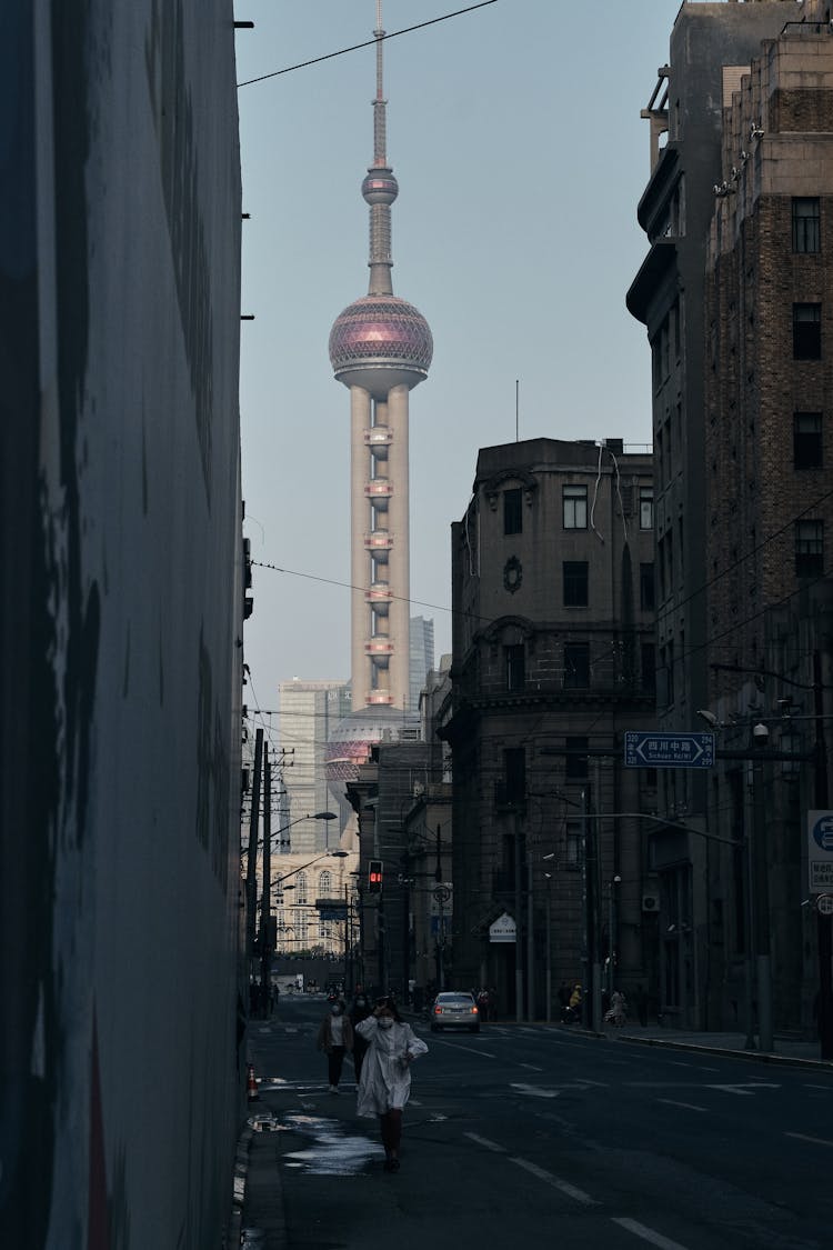 The Oriental Pearl Tower In China 