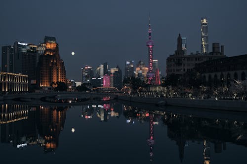 akşam, binalar, Çin içeren Ücretsiz stok fotoğraf