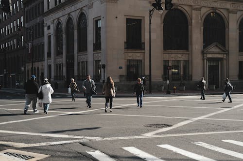 People Crossing the Road 
