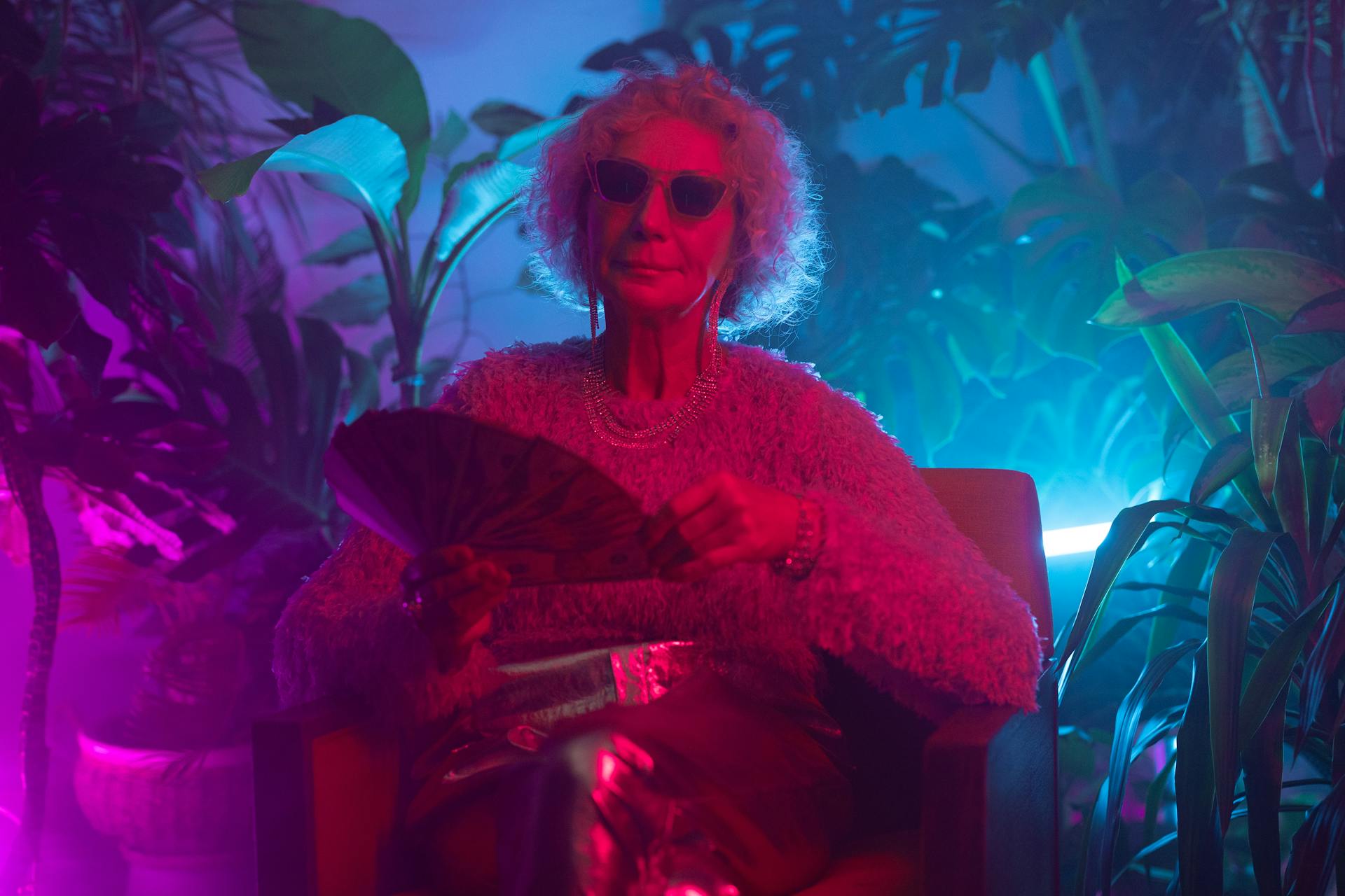 Photo of an Elderly Woman Counting Money