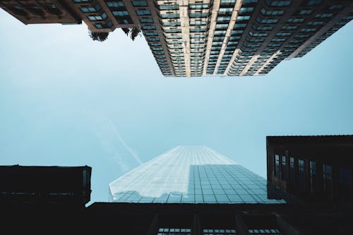 Free  Low Angle Photography of High Rise Buildings at Daytime Stock Photo