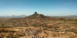 Aerial Footage of a Desert