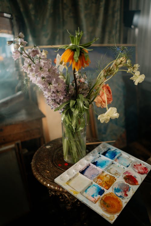 Close-up Photo of Petals and Palette 