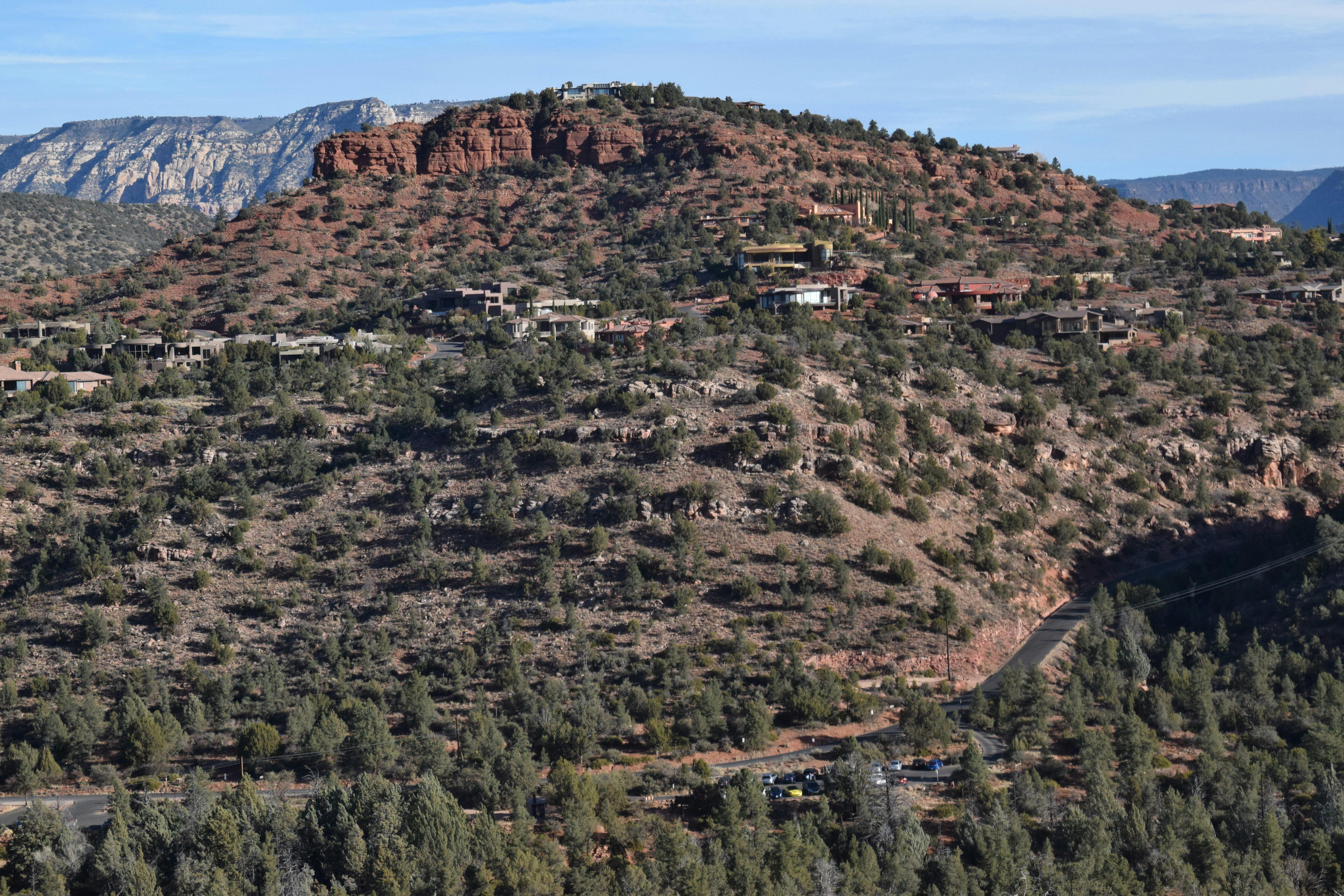 Free stock photo of cathedral rocks, mountain, rock