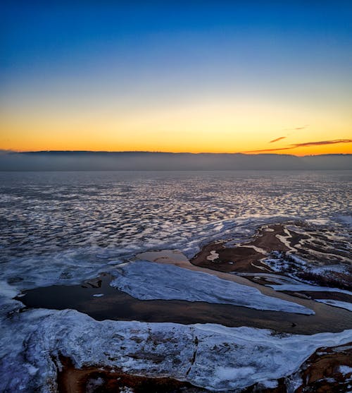 Безкоштовне стокове фото на тему «заморожений, Захід сонця, зима»