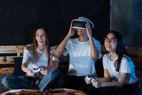 People Playing Games Together 