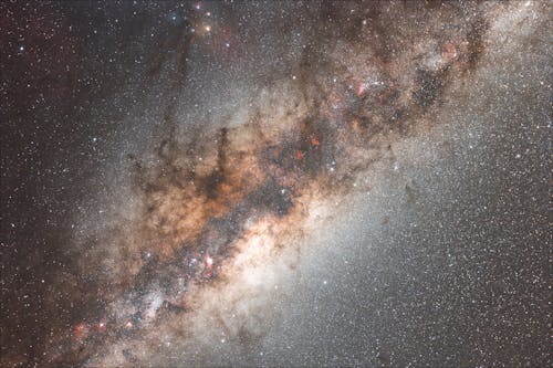 Free The Milky Way in Space Stock Photo