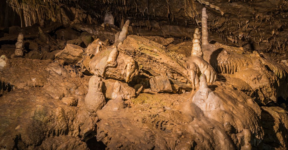 Cave Inner Rock Formations inside a Cave · Free Stock Photo