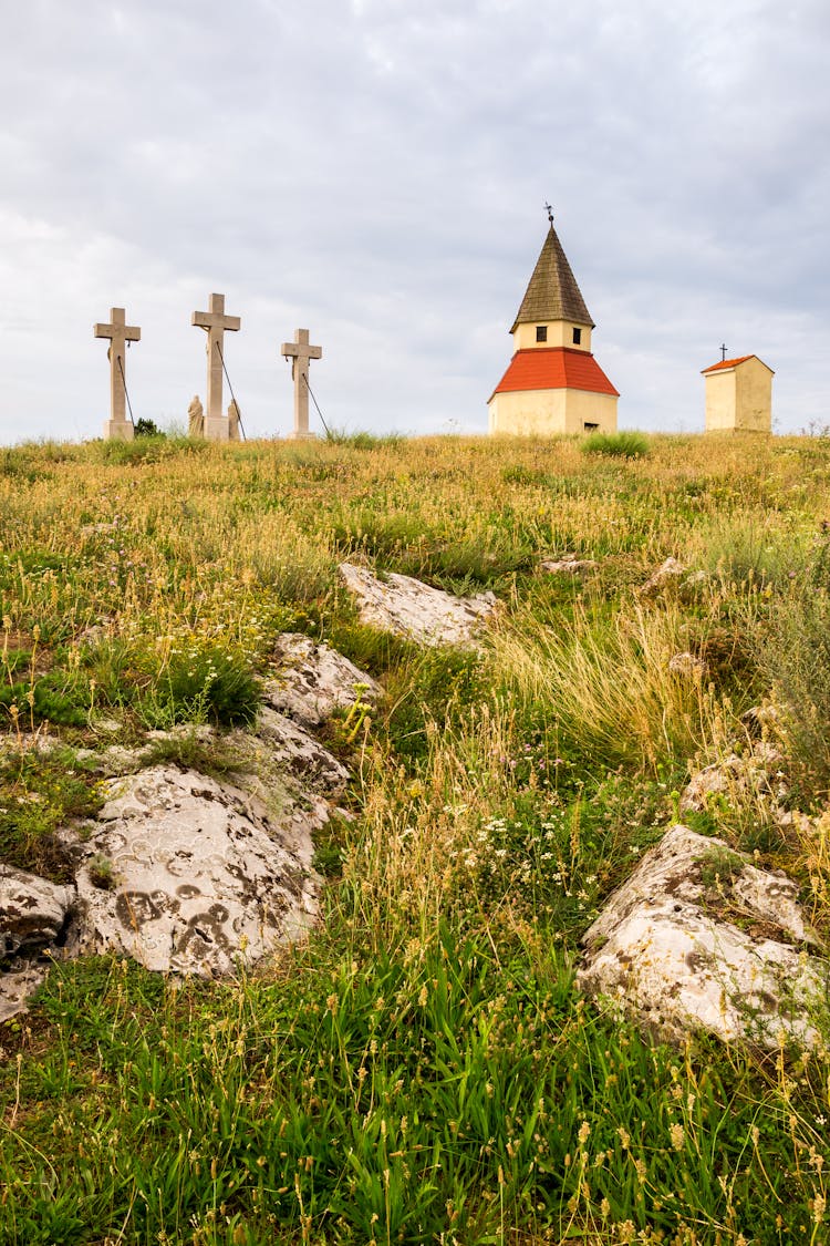 Jesus Christ Cross On Calvary, Nitra, Slovakia