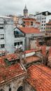 Old buildings with roof tiles