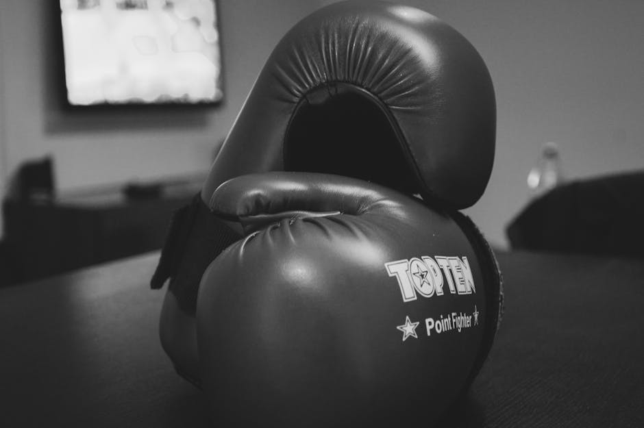 athlete, black-and-white, boxer
