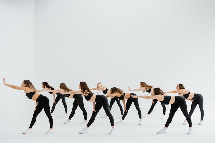 Women Dancing Together 