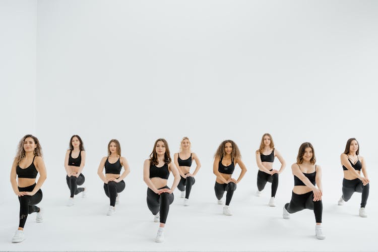 Group Of Women Dancing Together