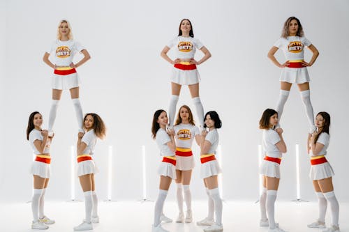 Gratis stockfoto met actief, bij elkaar voegen, cheerleaders Stockfoto