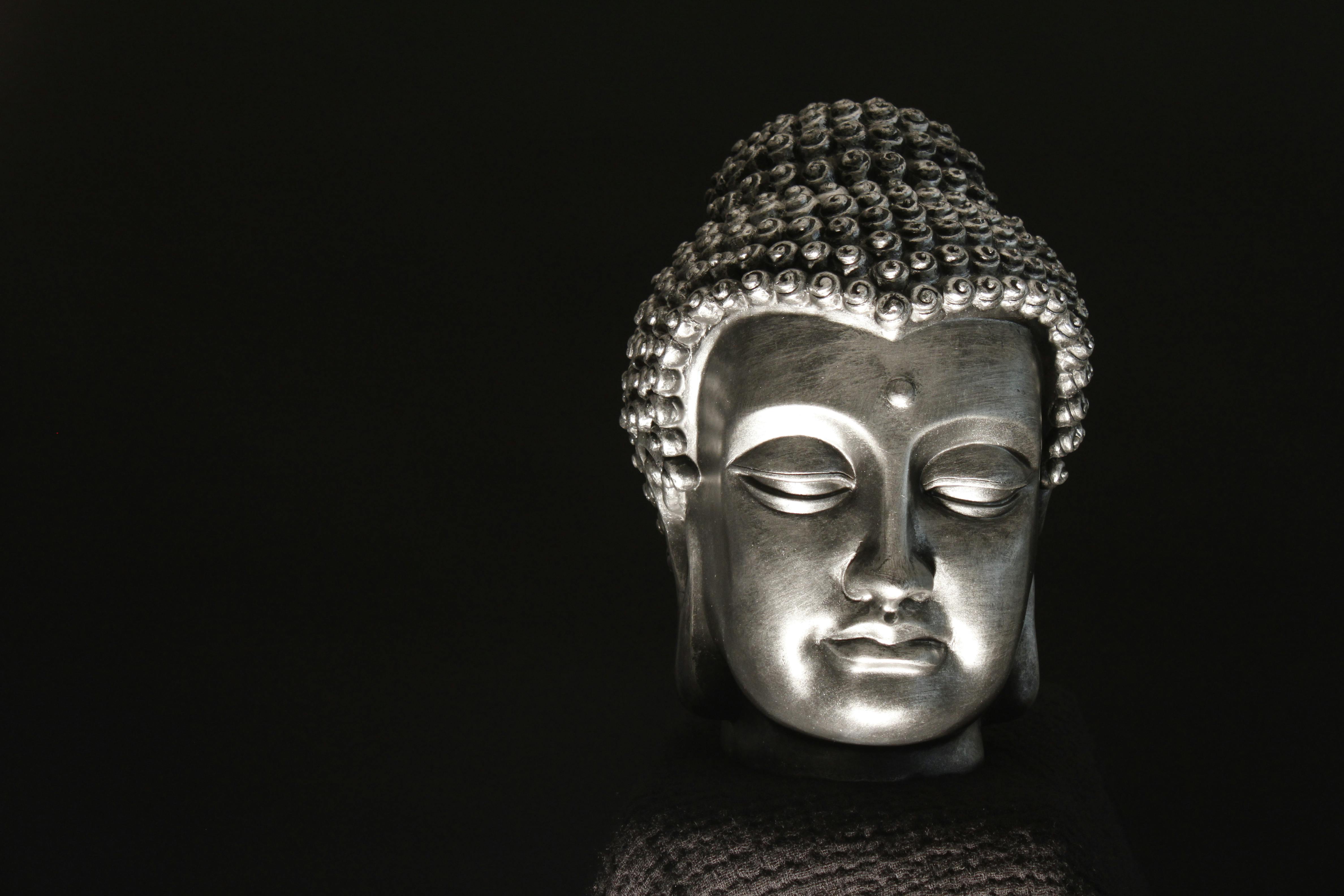 Free stock photo of buddha, grey, statue
