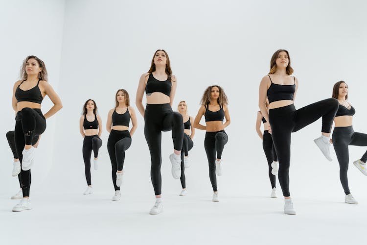 Group Of Women Dancing Together