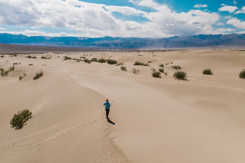Ingyenes stockfotó drónfelvétel, dűne, homok témában