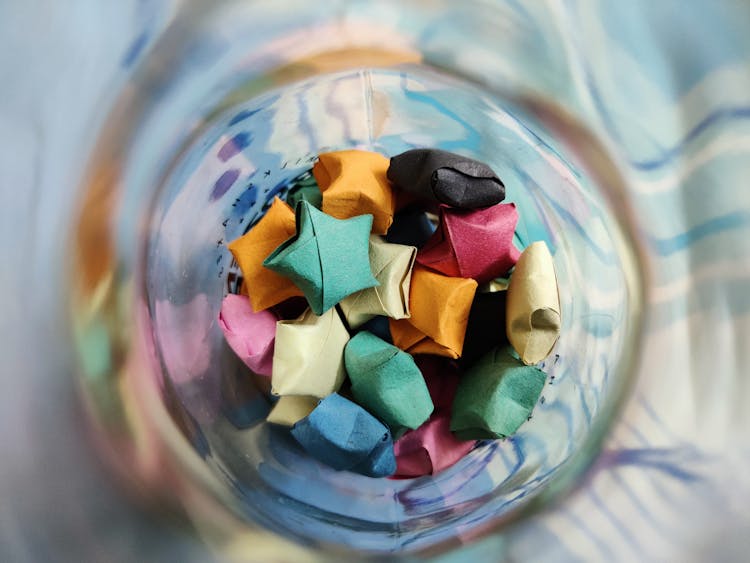 Colorful Candies In Jar