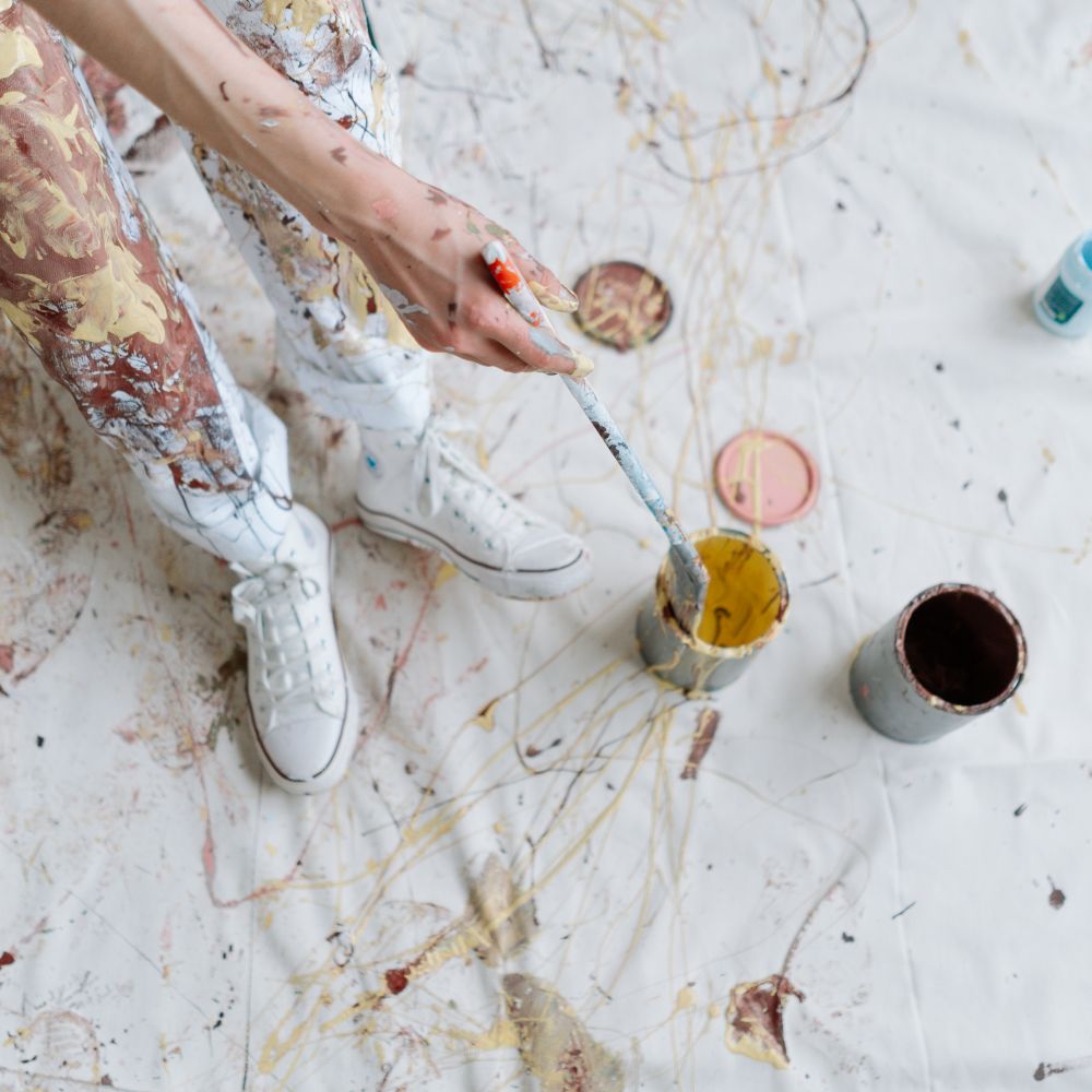 Painters and Decorators in East Barnet — dust sheets down and the room fully protected
