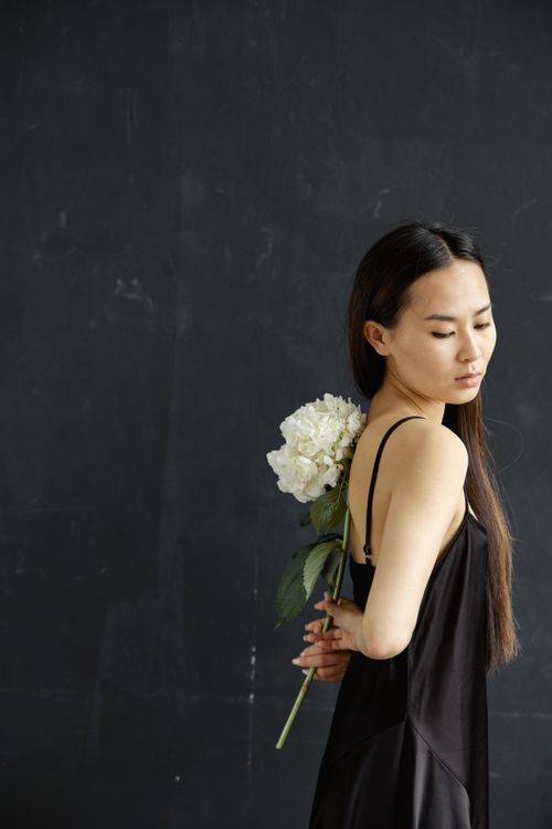 A Woman in a Black Dress Free Stock Photo A Woman in a Black Dress Free Stock Photo