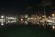 City Skyline during Night Time