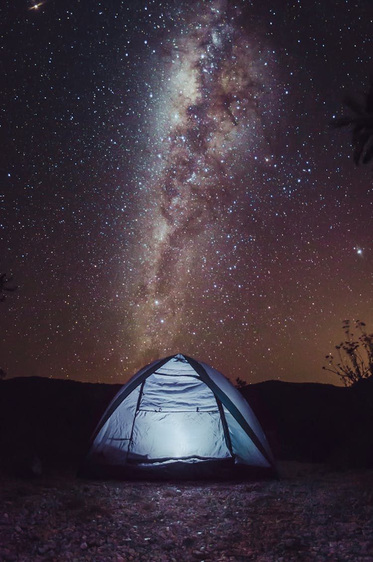 A Tent Under The Starry Sky 