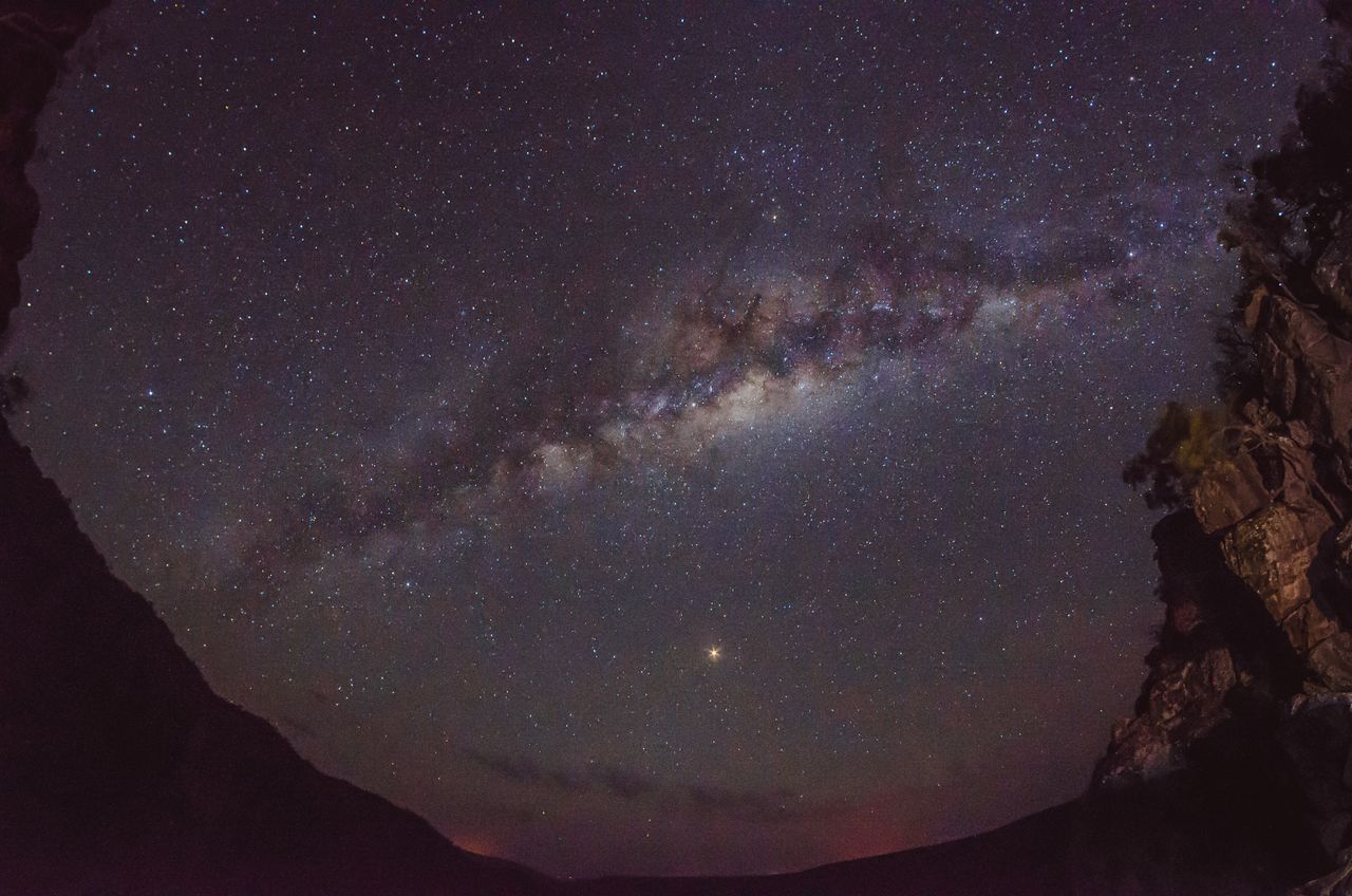 breathtaking milky way view from s o jorge canyon in goi s a stargazer