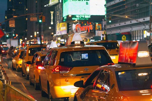 Free stock photo of car, city, new york city