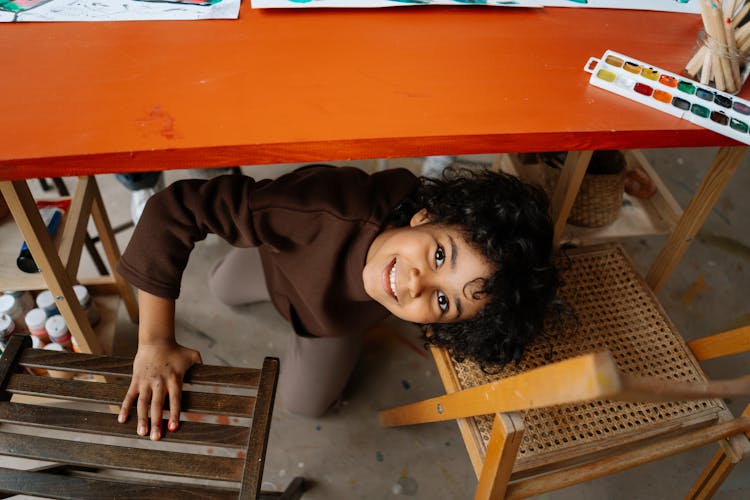 A Boy Under The Table