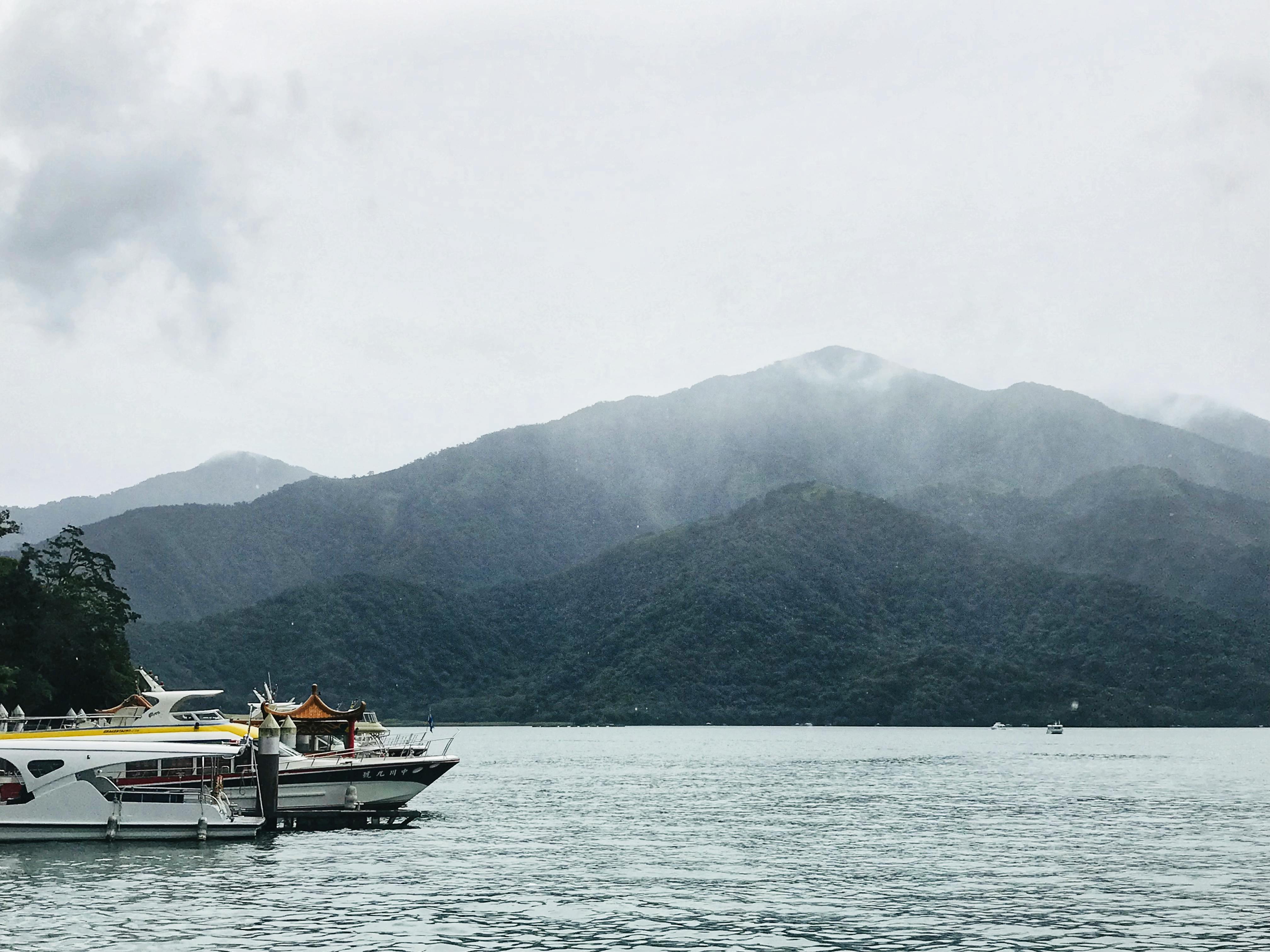 A tranquil scene at Sun Moon Lake, Taiwan